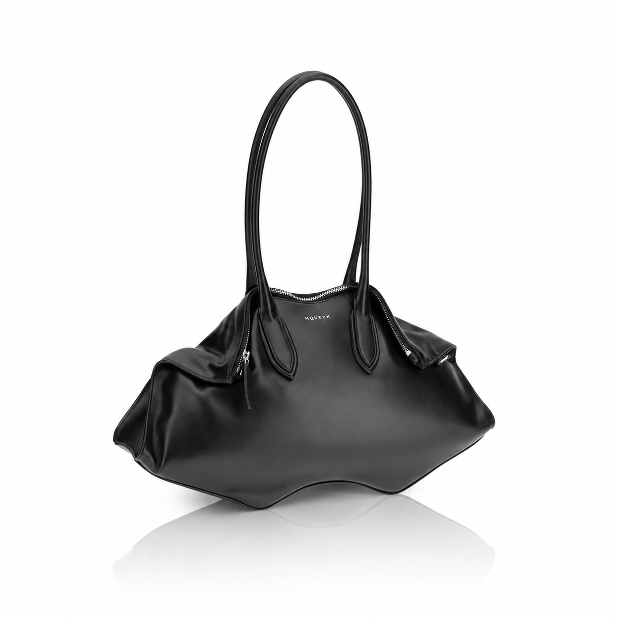 Alexander McQueen Manta Leather Shoulder Bag