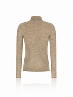 Max Mara Meana Turtleneck Beige Sweater