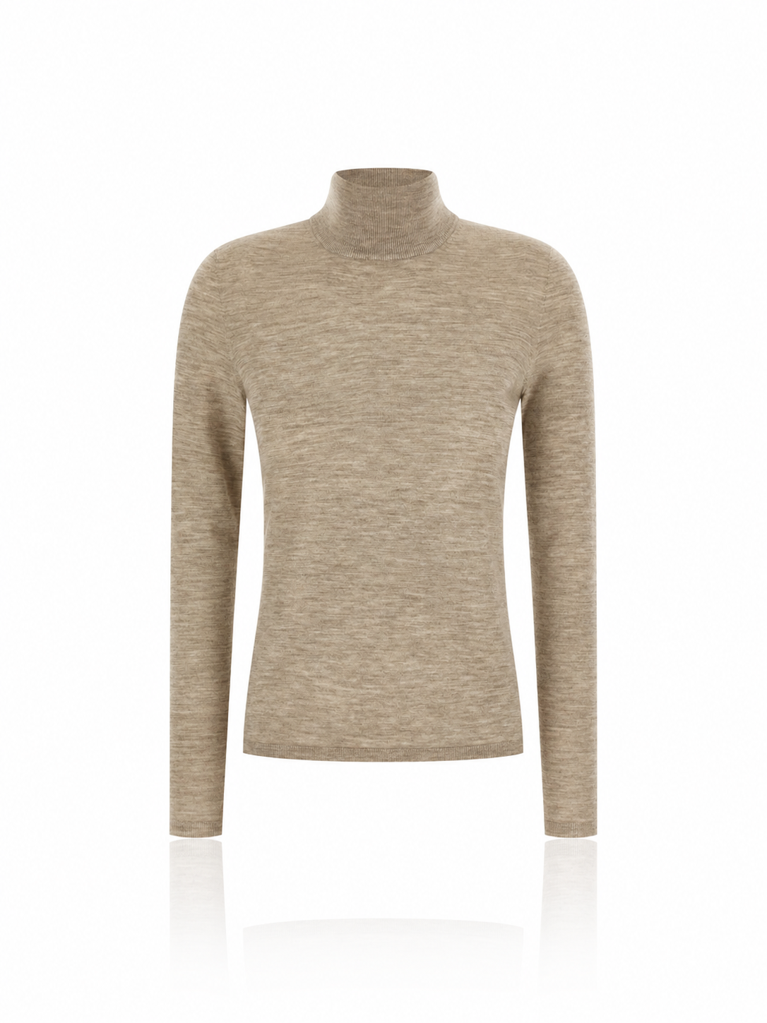 Max Mara Meana Turtleneck Beige Sweater