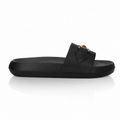 Versace Medusa Biggie Calf Leather Black Slides