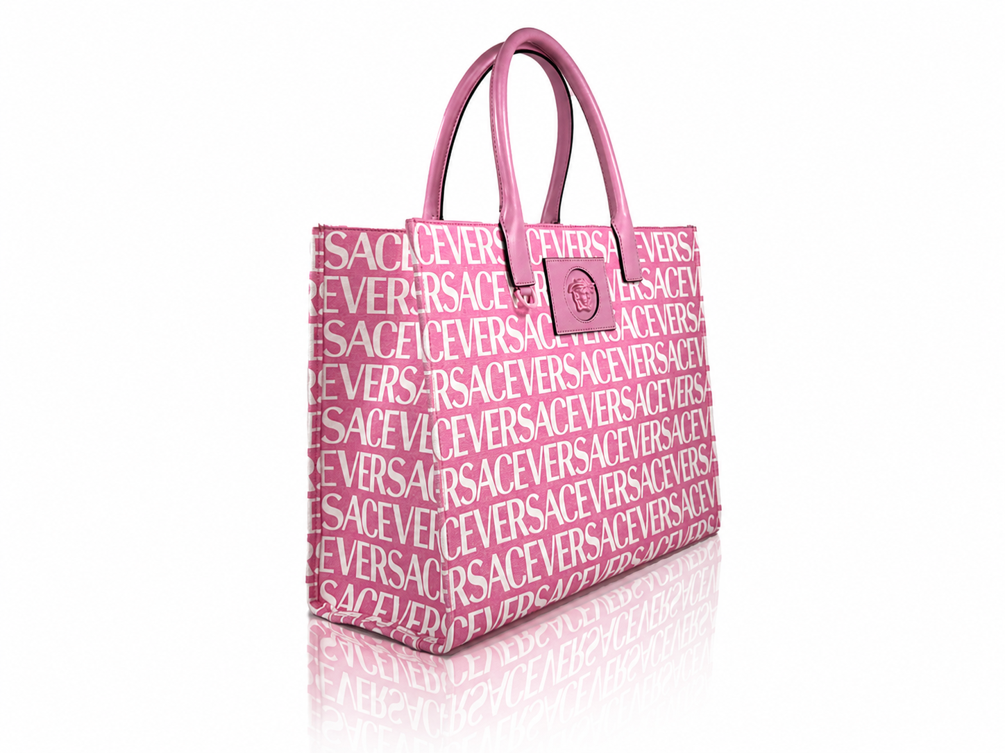 Versace Medusa La Medusa Pink Tote