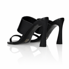 Versace La Medusa Wide-Strap Heeled Mule
