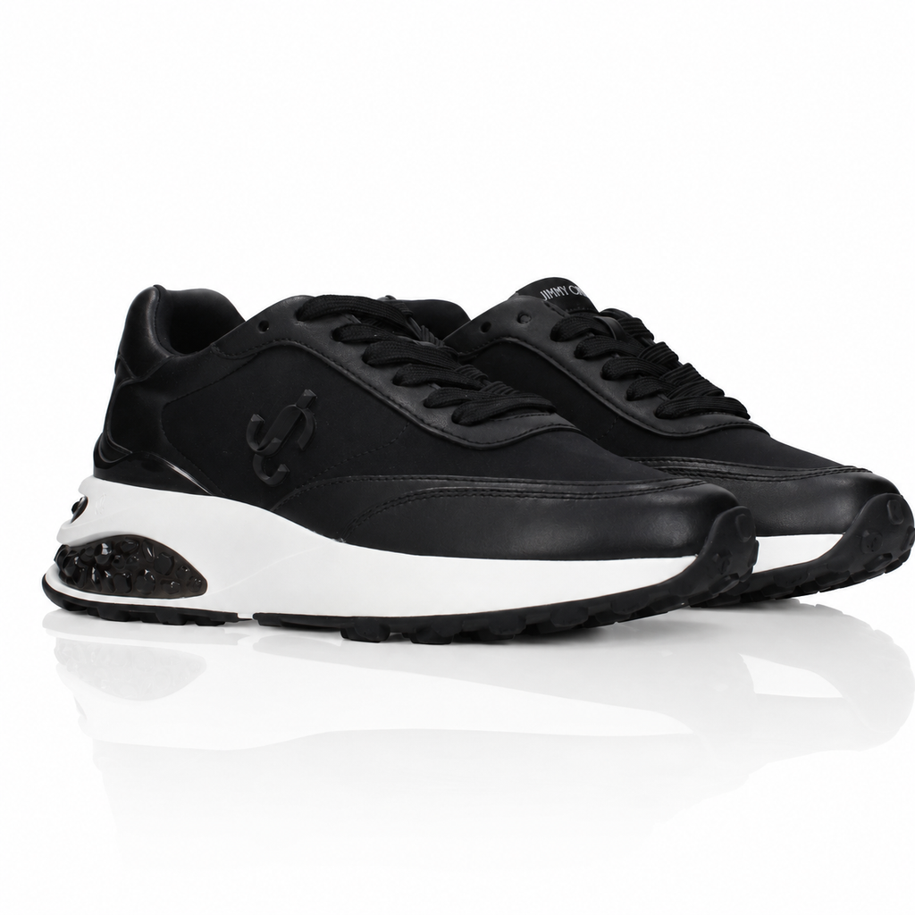Jimmy Choo Memphis Black Sneakers