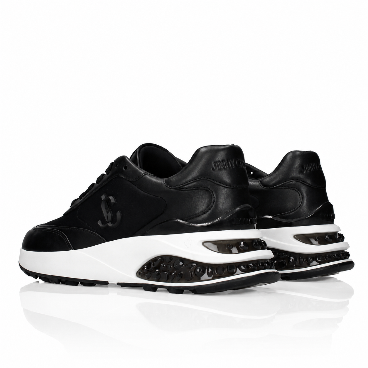 Jimmy Choo Memphis Black Sneakers