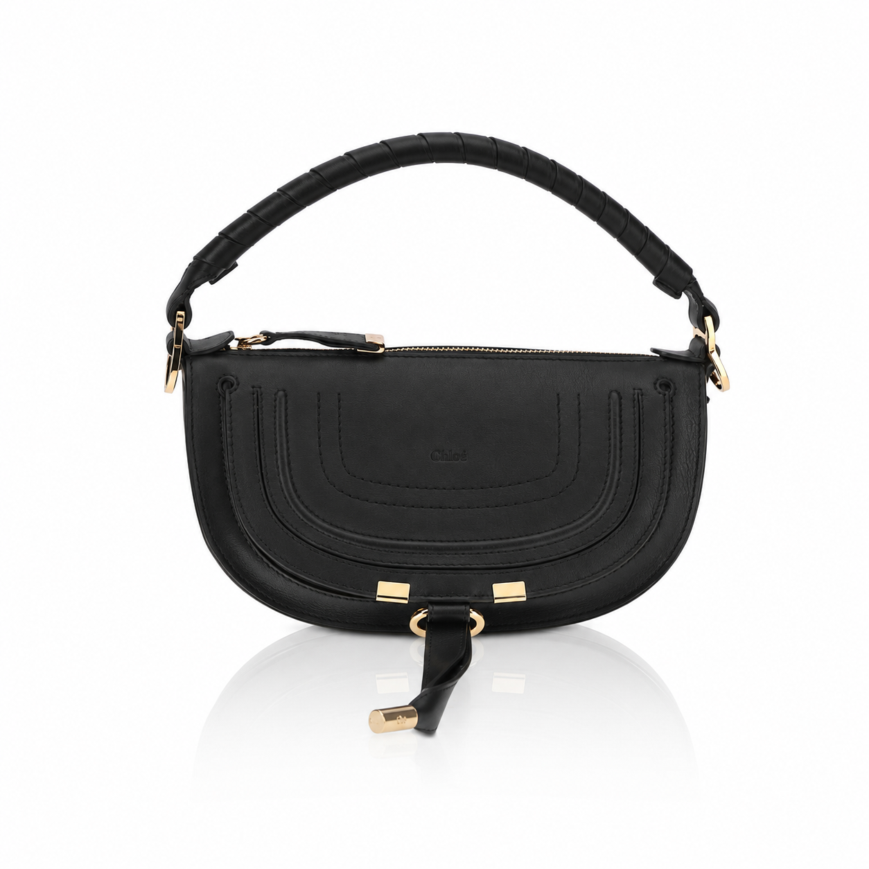 Chloé Marcie Mini Black Shoulder Bag