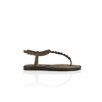 Brunello Cucinelli Monili T-Strap Sandals