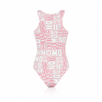 Costume Intero Moschino da Donna Rosa Monogram
