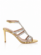 Aquazzura Mooncrush 85 Leather Sandals