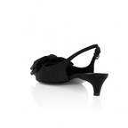 Dolce & Gabbana Mun Satin Bow Slingback Pumps
