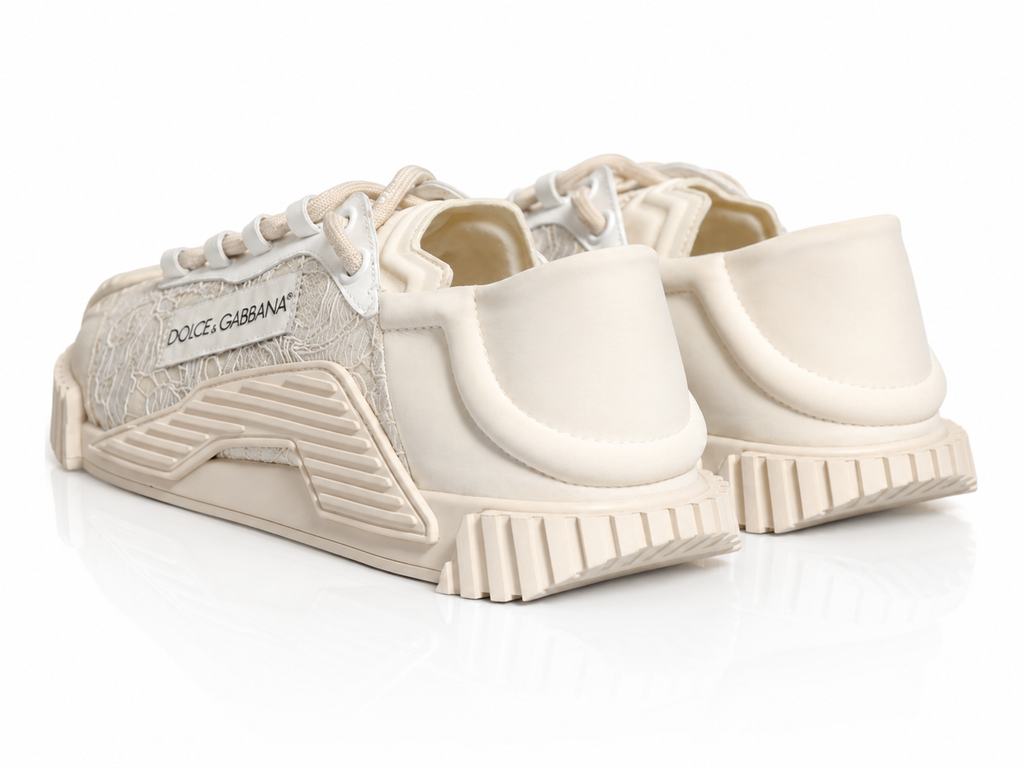 Dolce & Gabbana NS1 Chalk White Sneakers