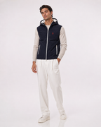 Brunello Cucinelli Navy Hooded Gilet