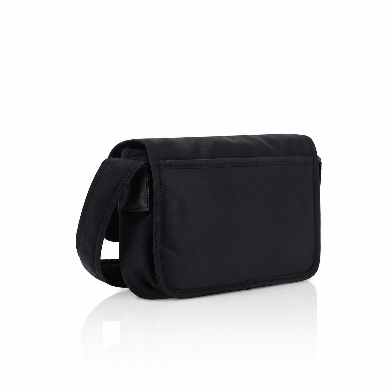 Saint Laurent Niki Small Messenger Bag in ECONYL® Nylon Black