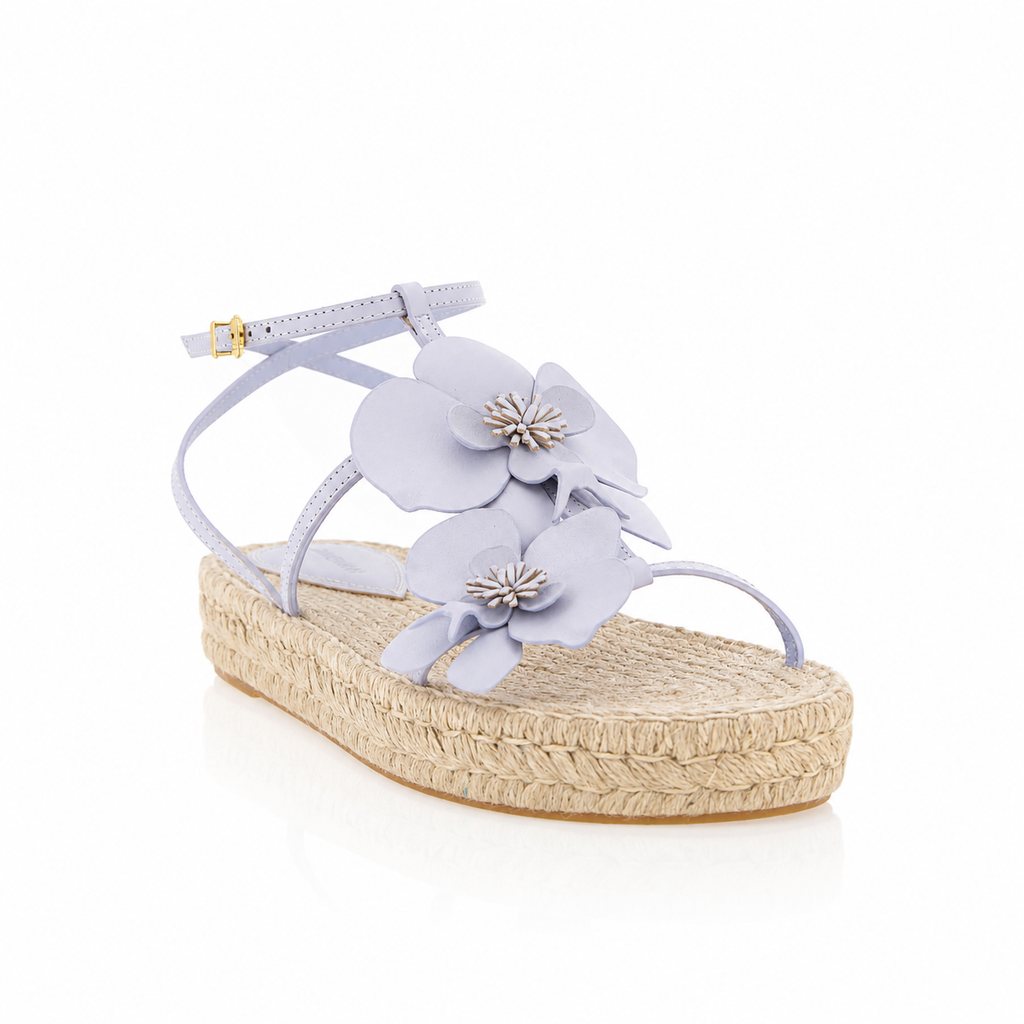 Zimmermann Orchid Lilac Espadrille Sandals