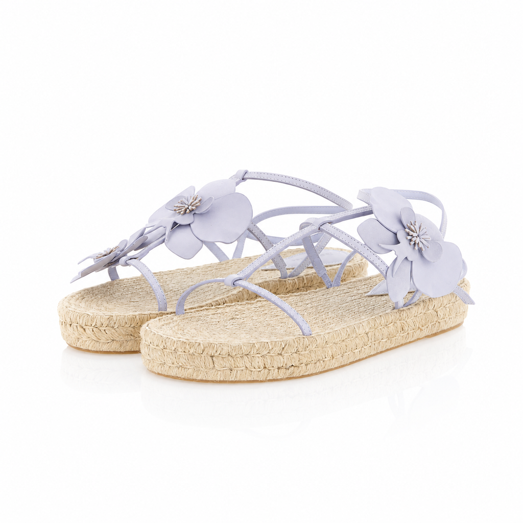 Zimmermann Orchid Lilac Espadrille Sandals