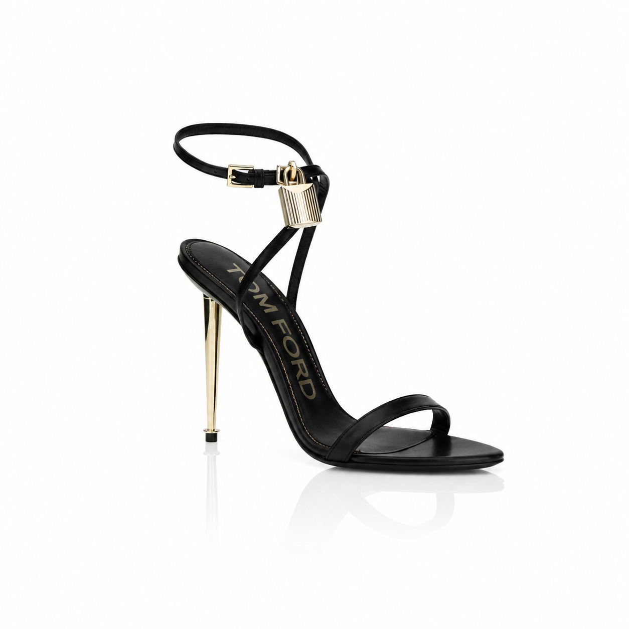 Tom Ford Padlock Leather Sandals 105