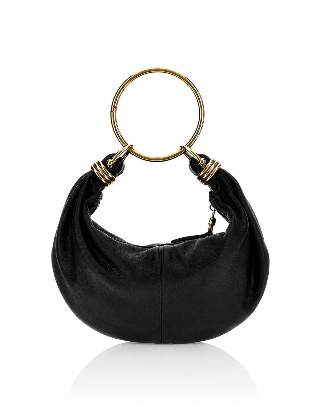 Chloé Piccola Black Bracelet Hobo Bag
