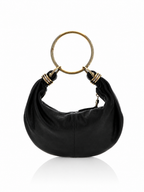 Chloé Piccola Black Bracelet Hobo Bag