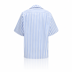 Dolce & Gabbana Short Sleeve Striped Poplin Shirt