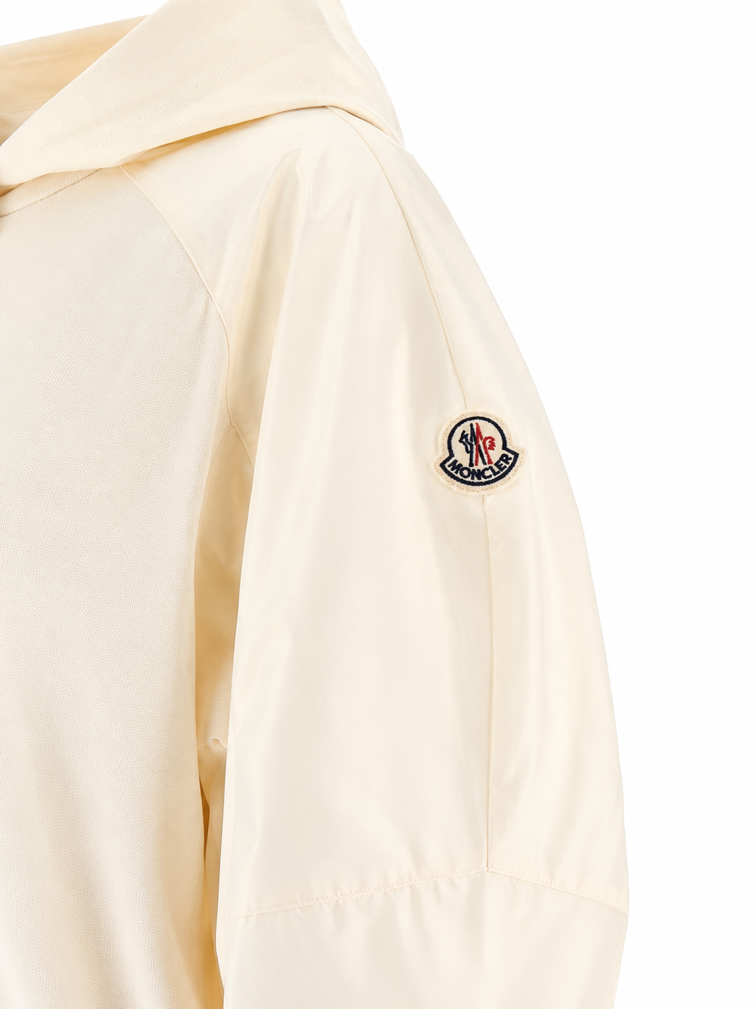 Moncler Puff Sleeve Zip-Up Hoodie