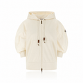 Moncler Puff Sleeve Zip-Up Hoodie