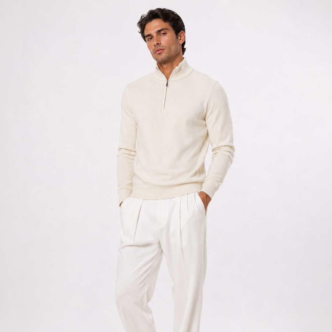 Brunello Cucinelli Cashmere Quarter-Zip Sweater