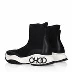 Jimmy Choo Raine Sock High-Top Sneakers