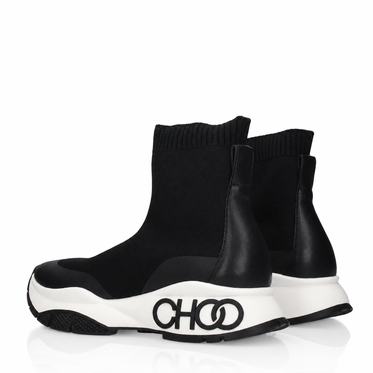 Jimmy Choo Raine Sock High-Top Sneakers
