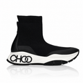 Jimmy Choo Raine Sock High-Top Sneakers