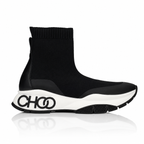 Jimmy Choo Raine Sock High-Top Sneakers