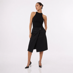 Maison Margiela Raw-Edge Wrap Skort