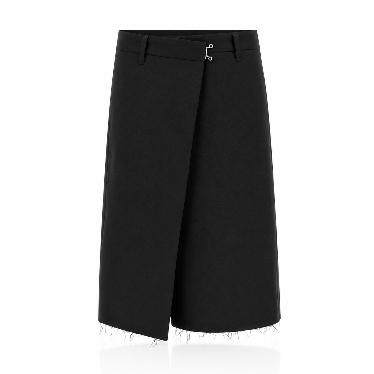 Maison Margiela Raw-Edge Wrap Skort