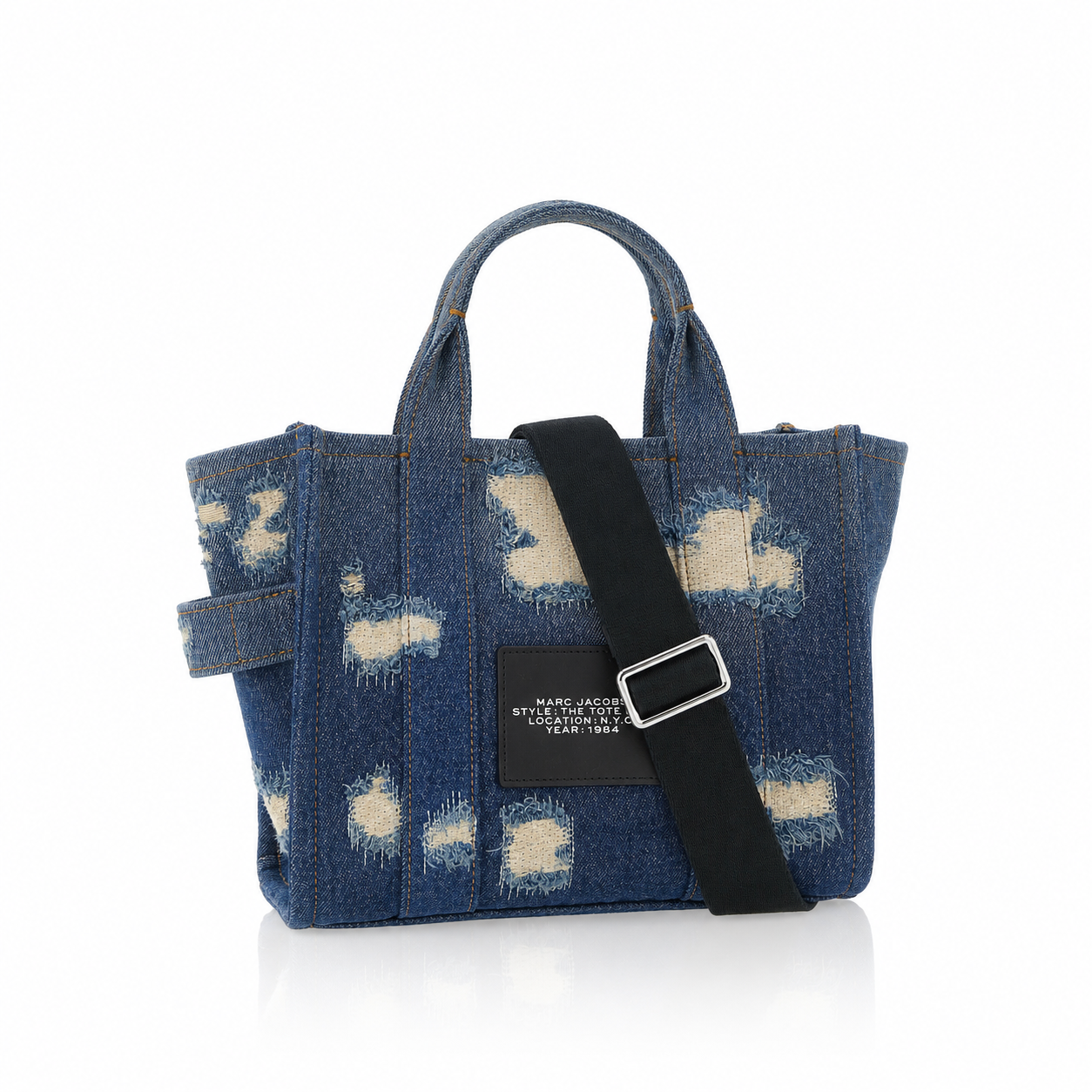 Marc Jacobs The Rip & Repair Denim Small Tote Bag