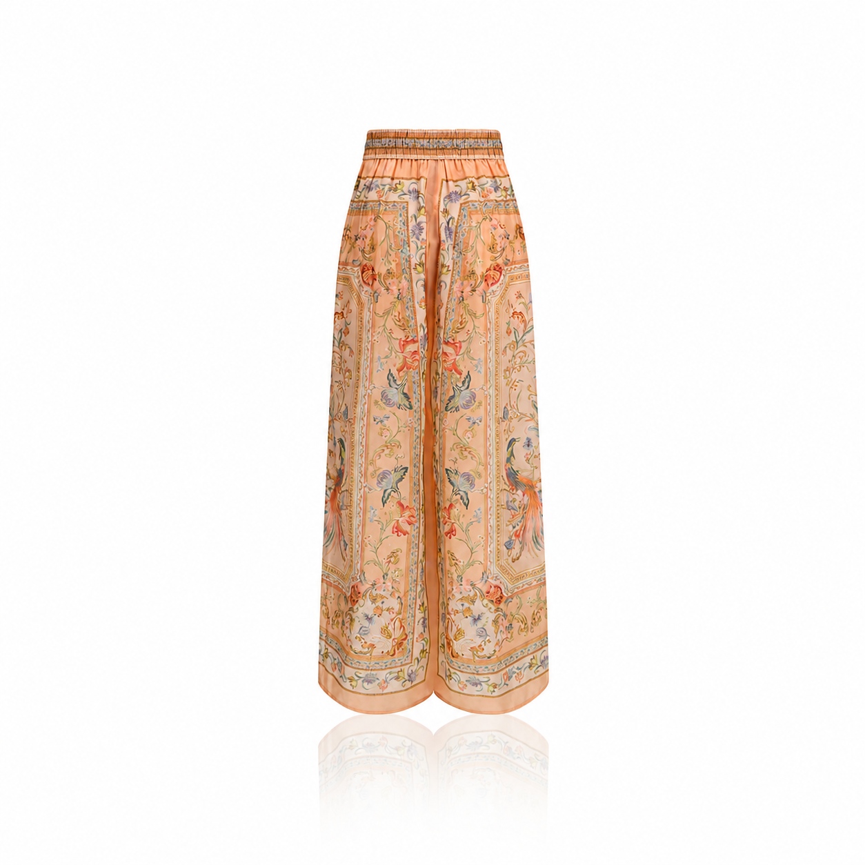 Zimmermann Roselight Relaxed Silk Trouser
