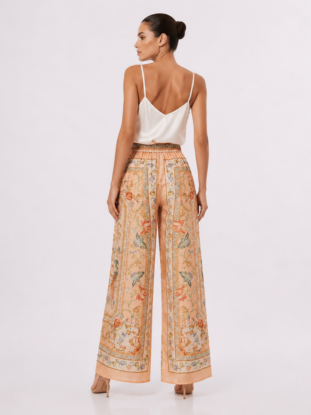 Zimmermann Roselight Relaxed Silk Trouser