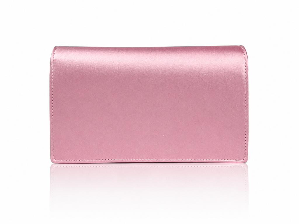 Versace Medusa Crystal Satin Clutch Crossbody Bag