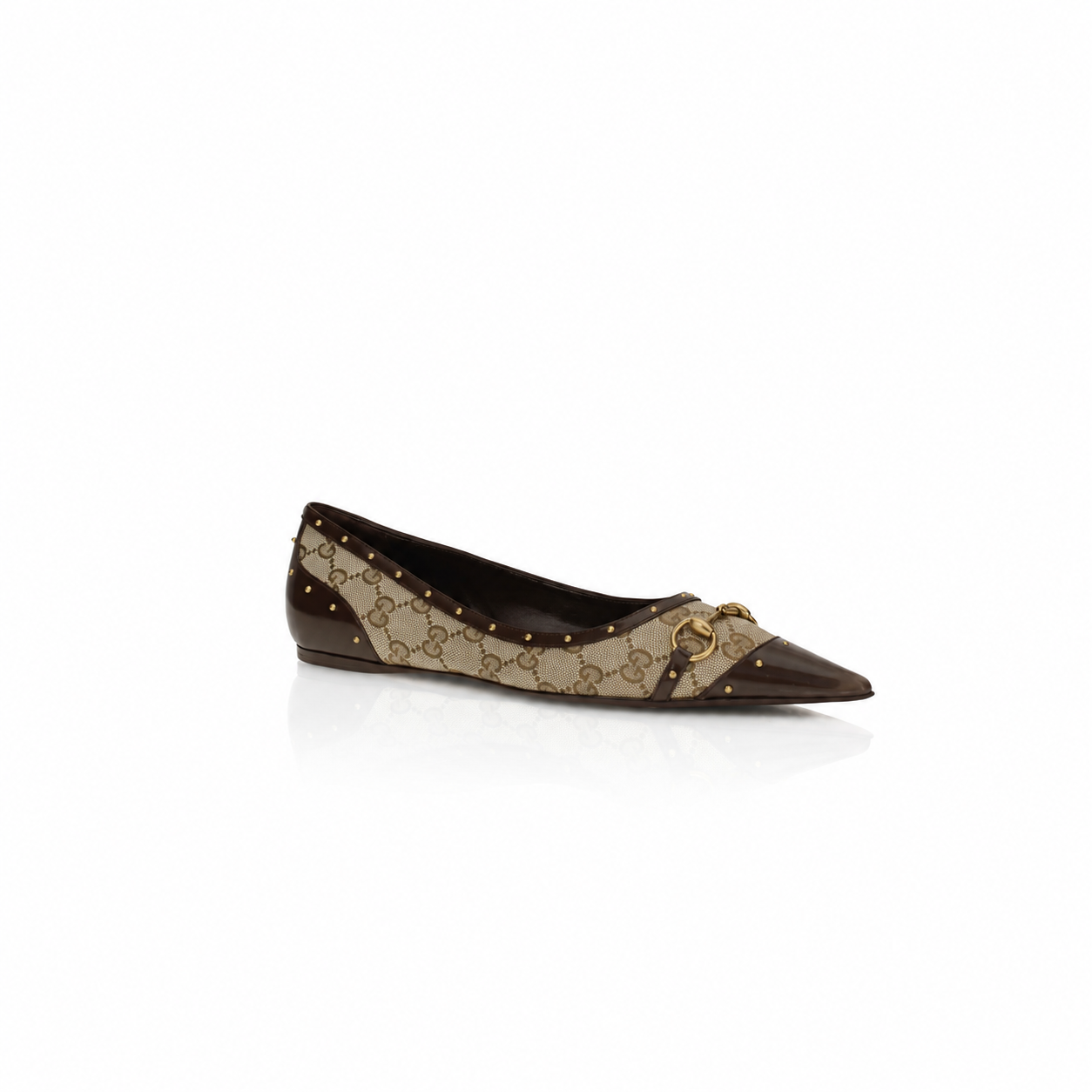 Gucci Savoy Horsebit Ballet Flats