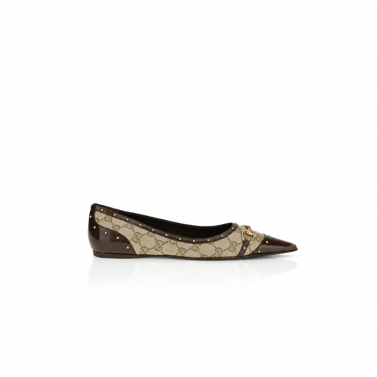 Gucci Savoy Horsebit Ballet Flats