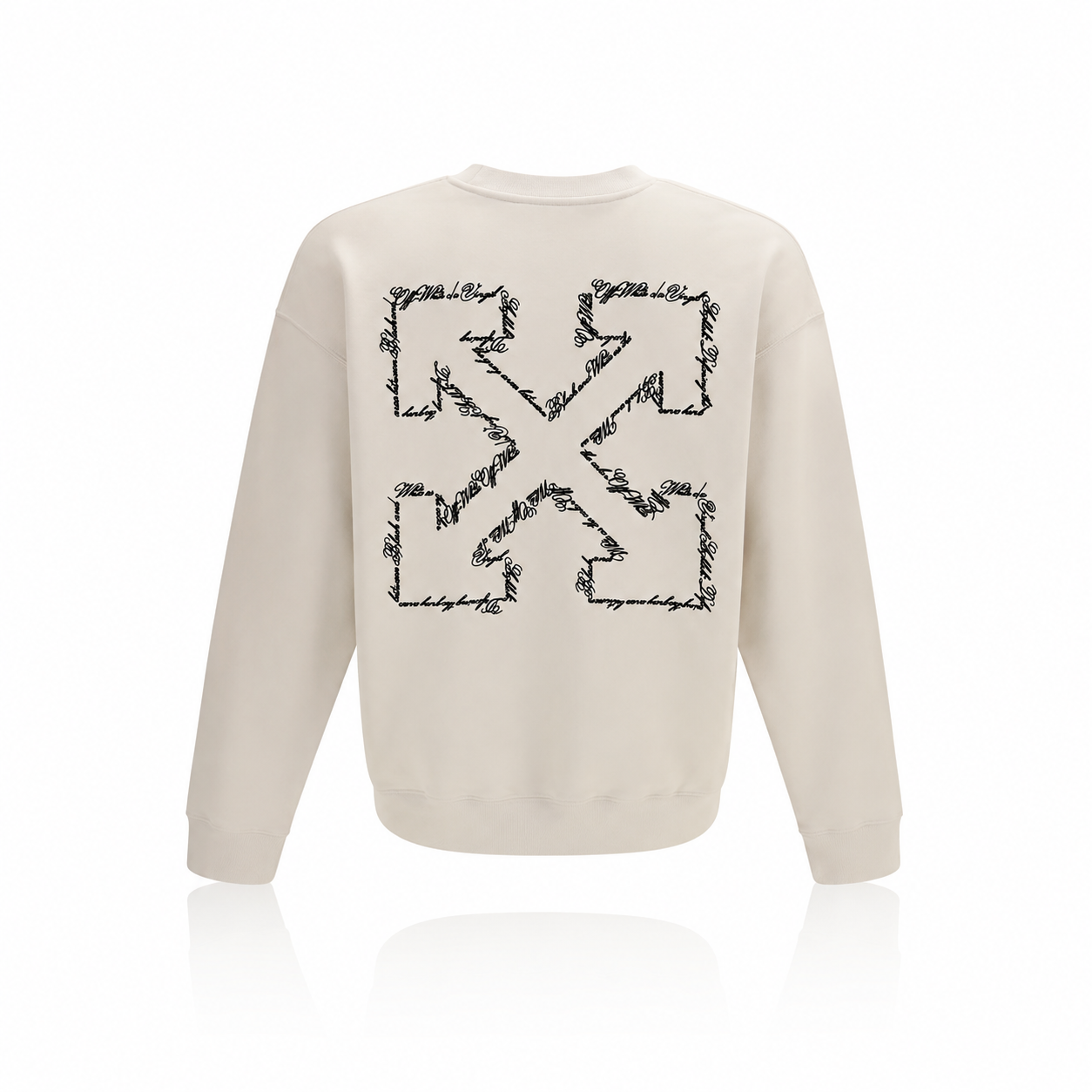 Off White Script Arrow Skate Crewneck Jumper