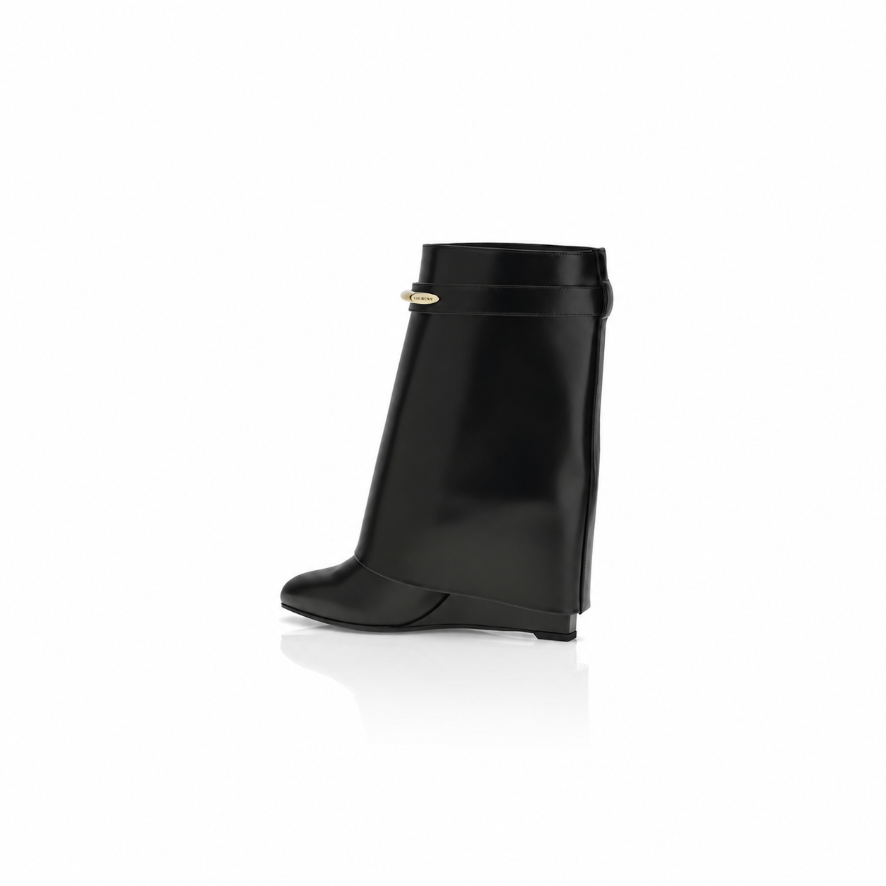 Givenchy Shark Pinch Leather Ankle Boots