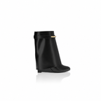 Stivaletti alla caviglia Givenchy neri in pelle di vitello Bos Taurus