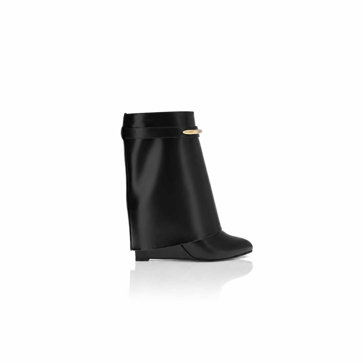 Givenchy Shark Pinch Leather Ankle Boots