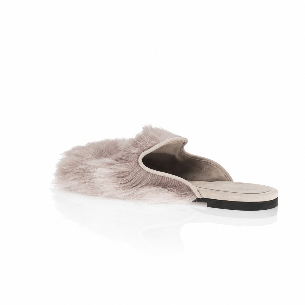 Dolce & Gabbana Shearling and Suede Slipper