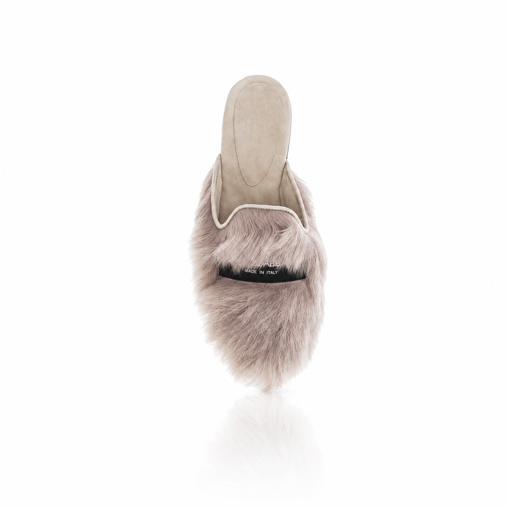 Dolce & Gabbana Shearling and Suede Slipper