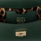 Dolce & Gabbana Medium Sicily Dauphine Leather Handbag
