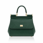 Dolce & Gabbana Medium Sicily Dauphine Leather Handbag