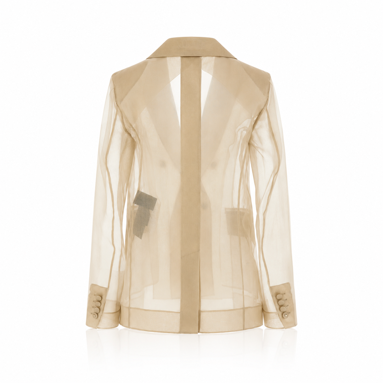 Max Mara Mxeslogan Silk Organza Blazer