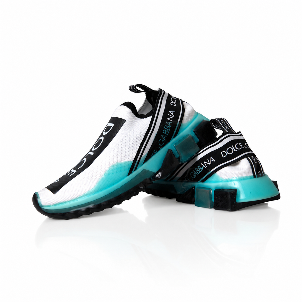 Dolce & Gabbana Scarpe da ginnastica Sorrento slip on nere bianche blu