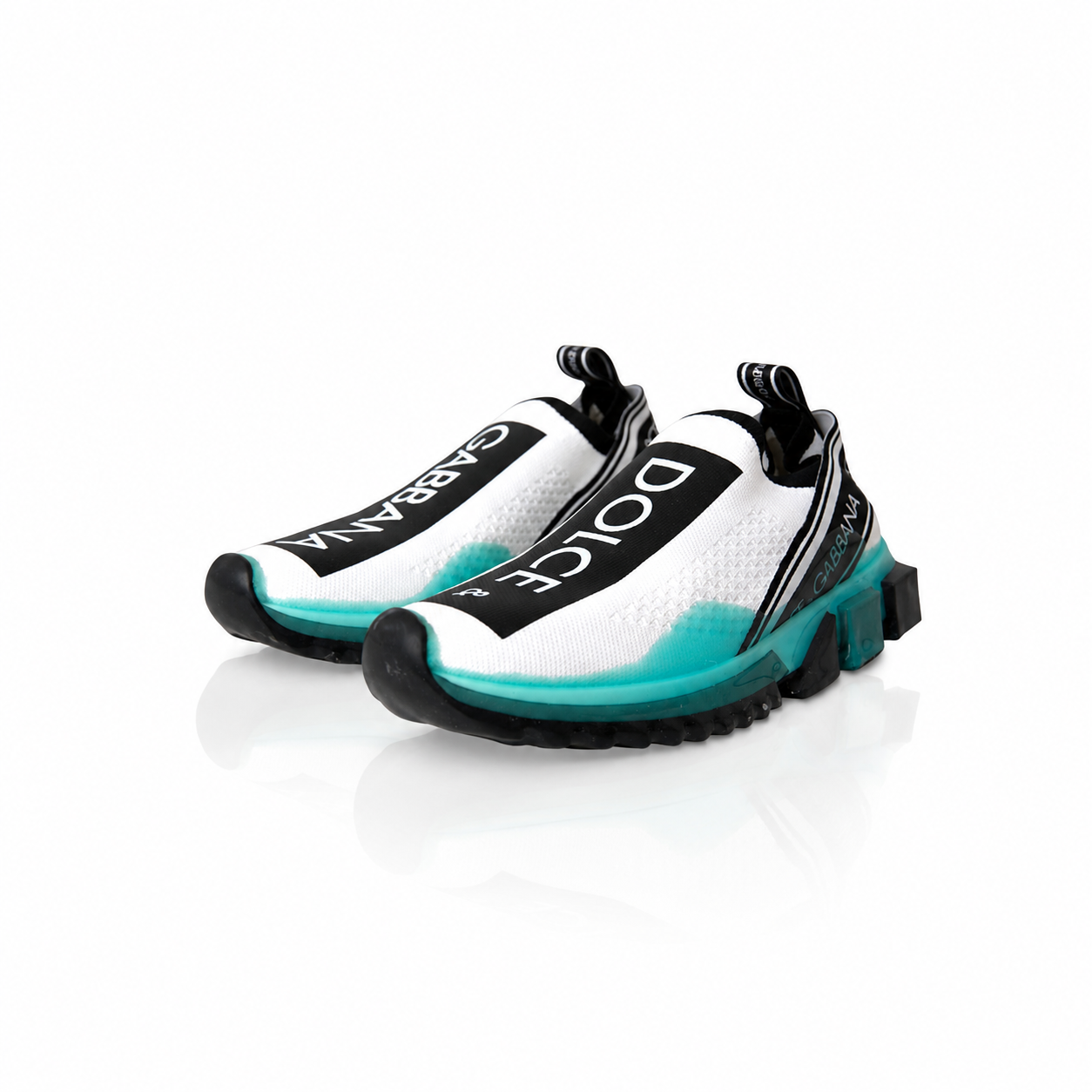 Dolce & Gabbana Scarpe da ginnastica Sorrento slip on nere bianche blu