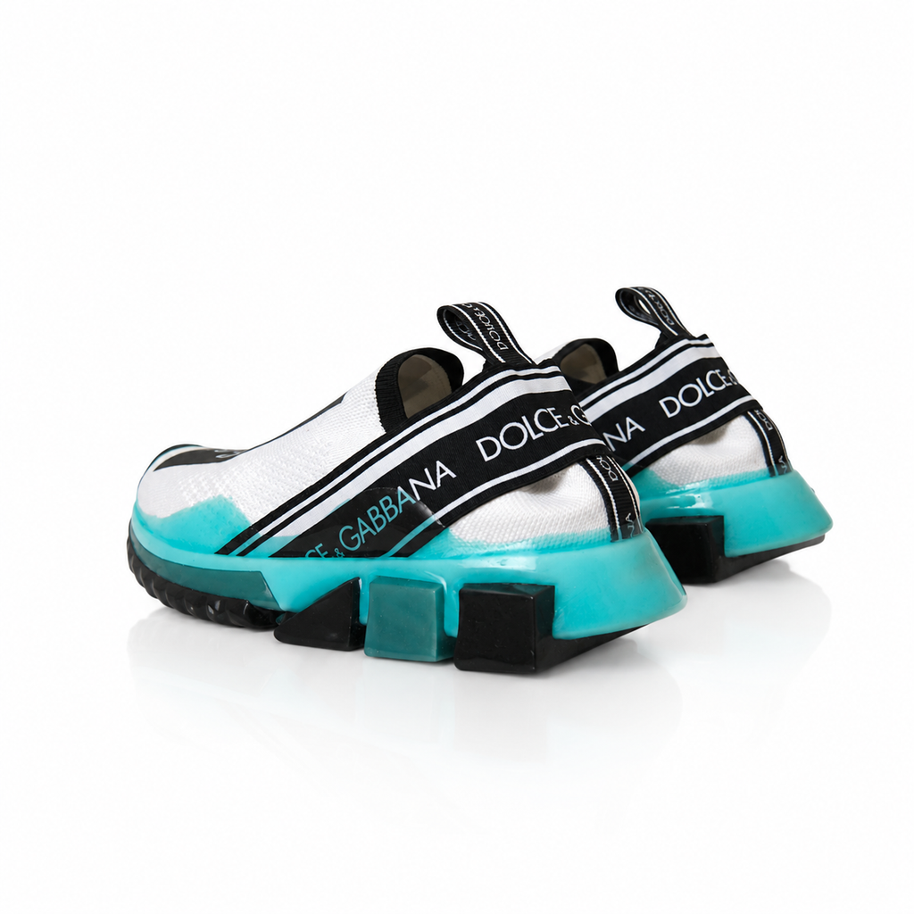 Dolce & Gabbana Scarpe da ginnastica Sorrento slip on nere bianche blu