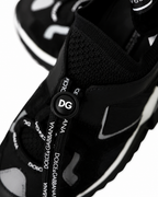Sneakers Uomo Dolce & Gabbana Sorrento Nere Bianche con Logo
